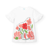 Vestito jersey flame per bimba