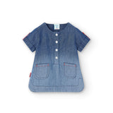 Blusa denim per bimba