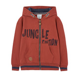 Giacca felpata tinto per ragazzo