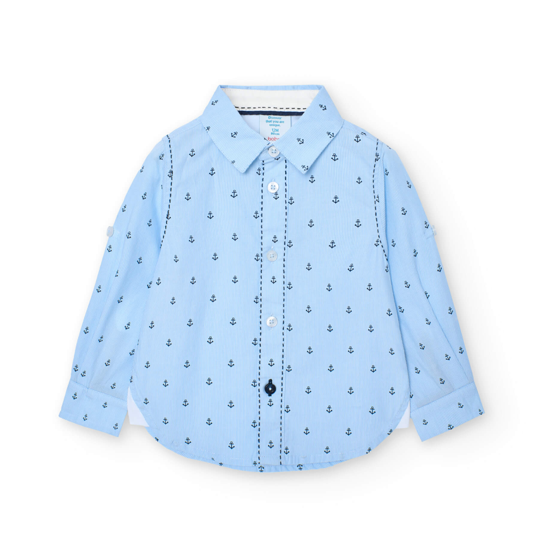 Camicia popelin stampato per neonati