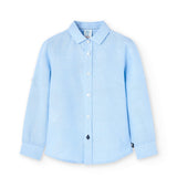 Camicia lino manica lunga per ragazzo