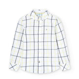 Camicia lino manica lunga per ragazzo