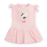 Vestitino senza maniche con fiocco