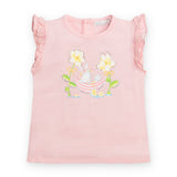 Maglia a maniche corte per neonata