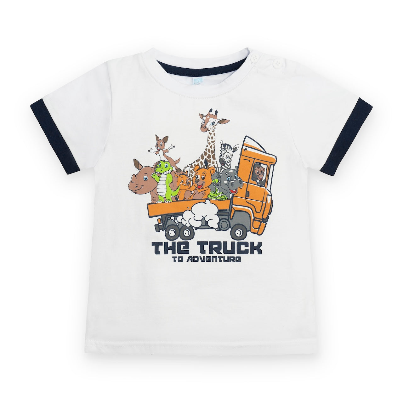Maglia a maniche lunghe con stampa Safari per bambino