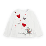 Maglia a maniche lunghe per bambina