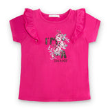 Maglia a maniche corte per bambina