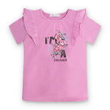 Maglia a maniche corte per bambina