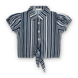 Camicia a righe per bambina