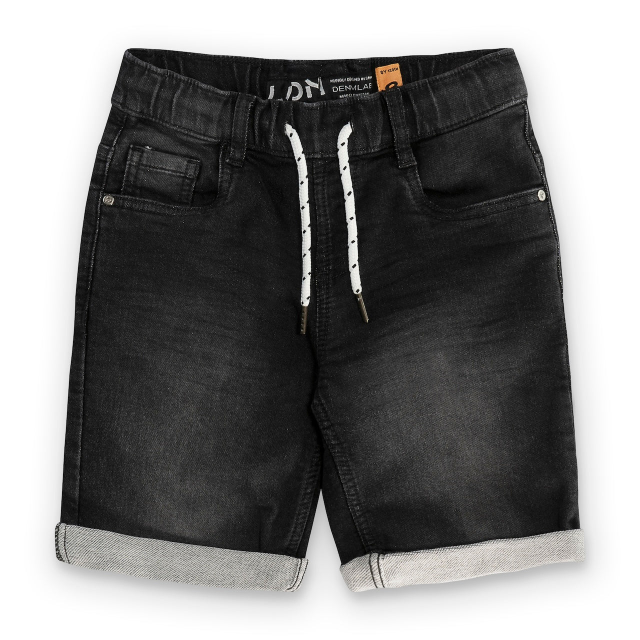 Shorts in denim e fleece per ragazzi