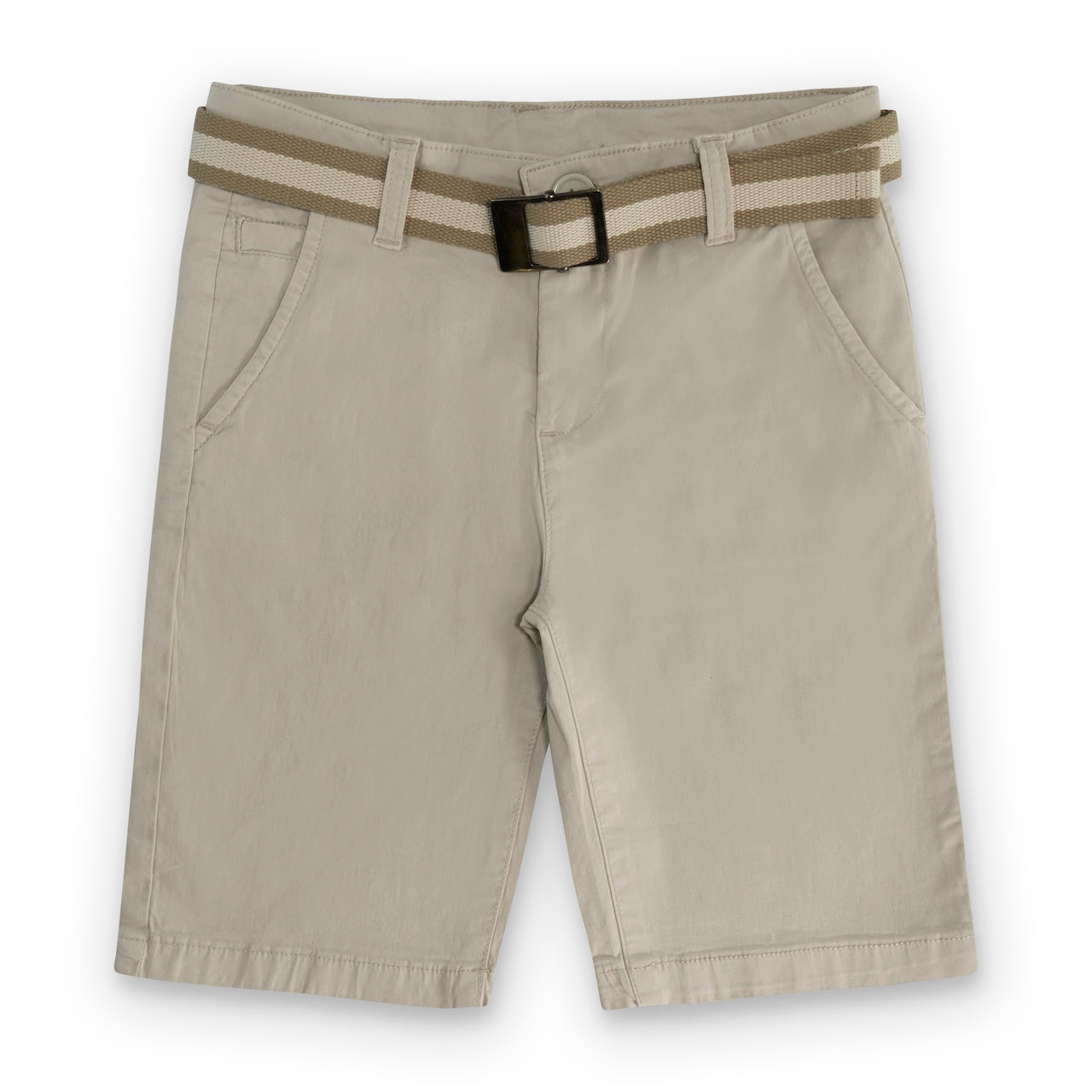 Shorts in satin twill per ragazzi