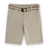 Shorts in satin twill per ragazzi