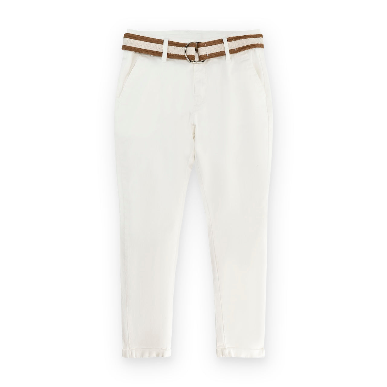 Pantaloni con Cintura in Cotone 100%