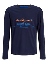 T-shirt a Maniche Lunghe Great Logo Junior