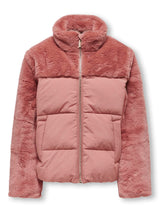 Cappotto Puffer Wanja con Pelliccia e Tasche Laterali