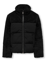 Cappotto Puffer Wanja con Pelliccia e Tasche Laterali