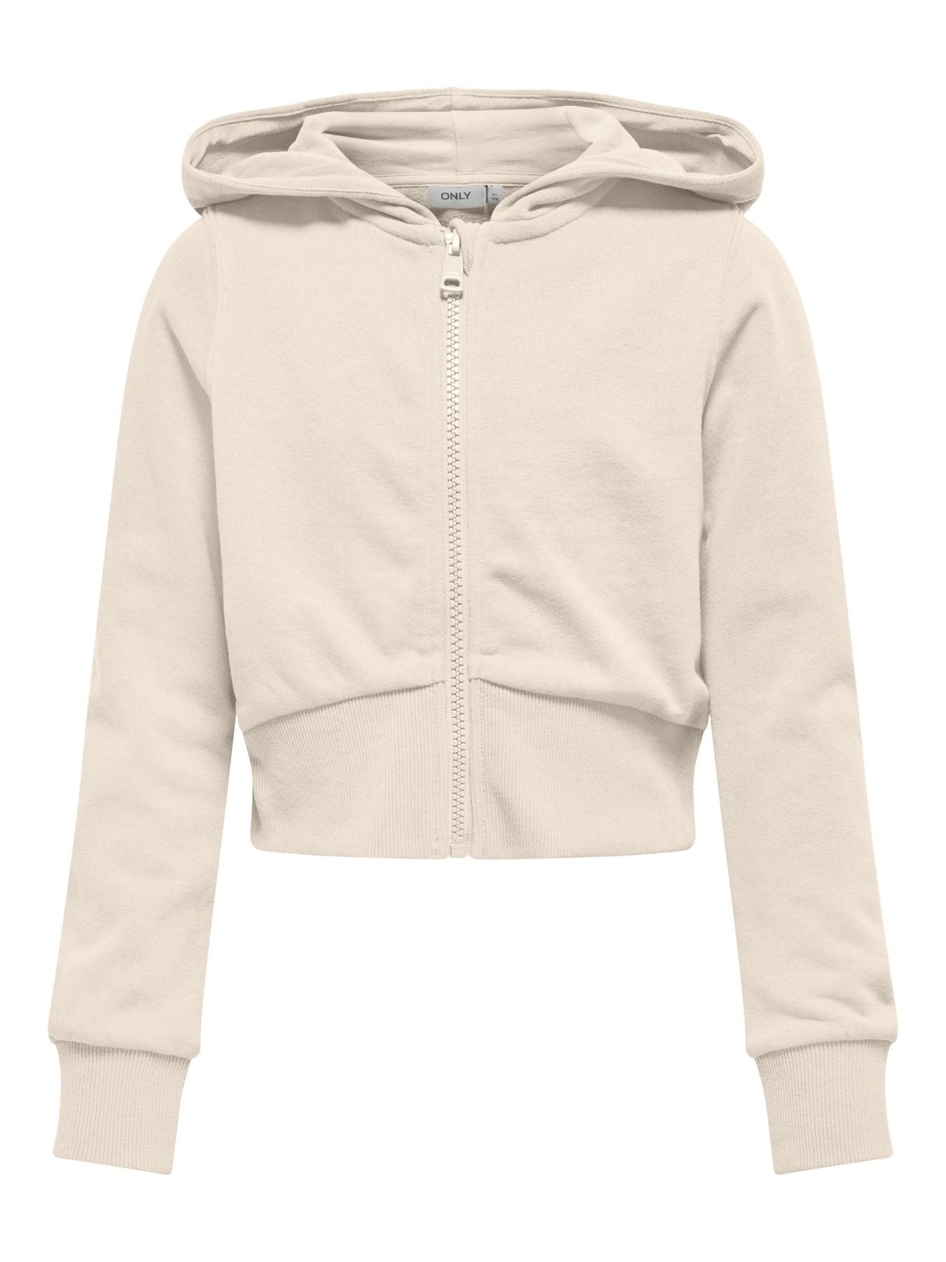 Felpa Bella con Cappuccio e Zip a Maniche Lunghe