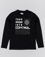 Maglia a maniche lunghe in jersey per ragazzi