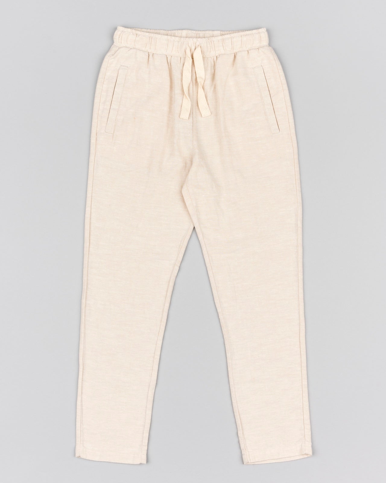 Pantaloni in cotone e lino per ragazzi