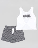 Completo Top e Pantaloni per Ragazze Femminili