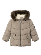 Giacca Puffer Mathew Junior con Dettaglio in Finta Pelliccia