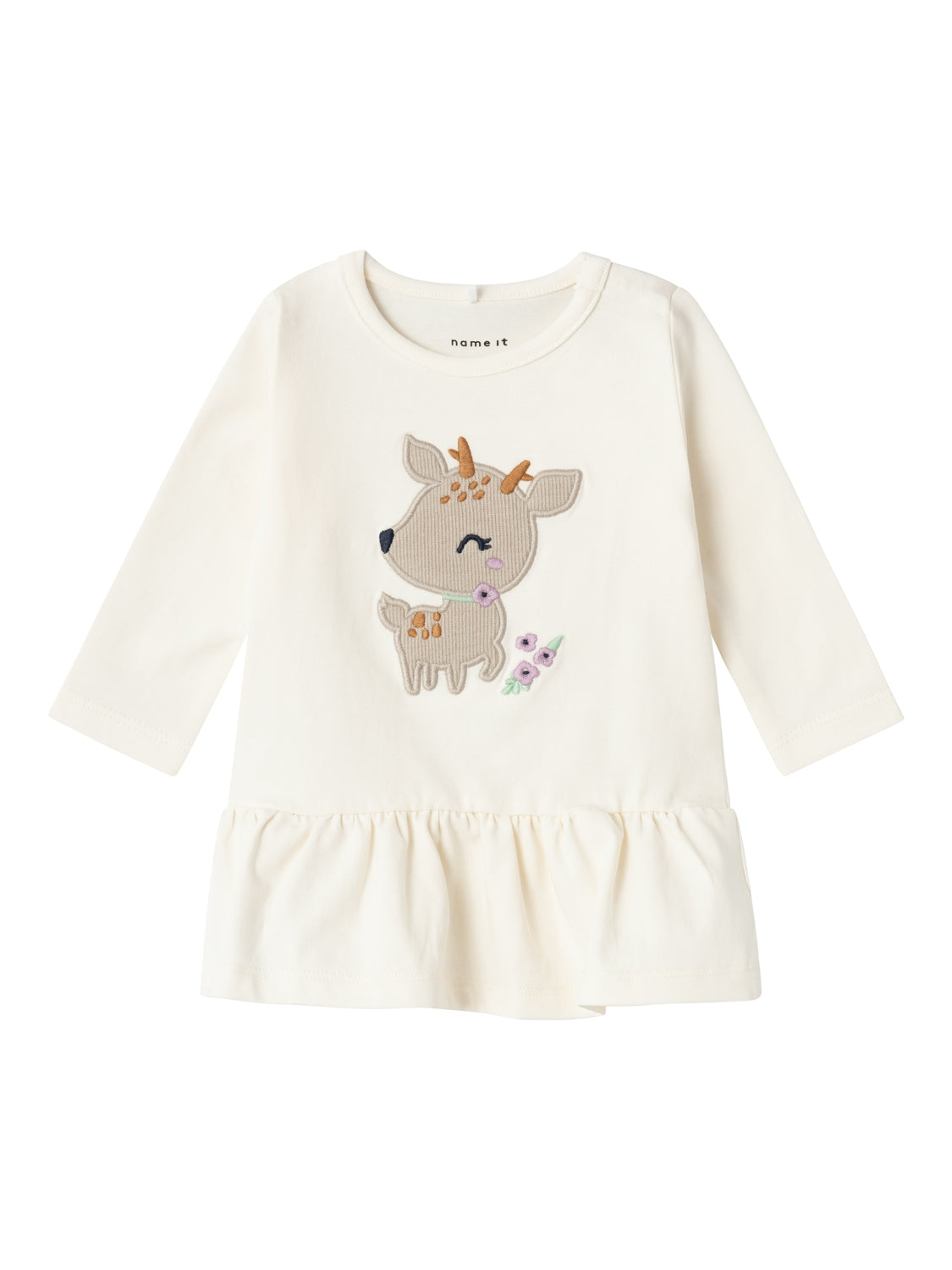 Tunica a Maniche Lunghe Kays Junior con Ricamo