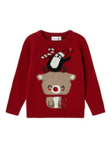 Cardigan in Maglia Rijulle Junior con Ricamo 3D