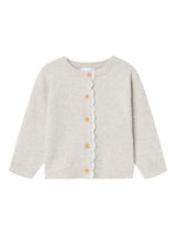 Cardigan in Maglia Rikimmi Junior con Dettaglio Pizzo