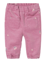 Pantaloni Corduroy Rose Junior con Vita Regolabile