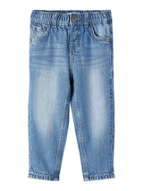 Jeans Tapered Sydney Junior con Vita Regolabile e Badge