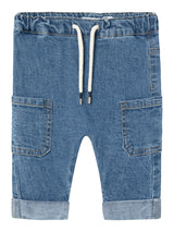 Jeans U-Shape Ben Junior con Vita Regolabile e Tasche Laterali