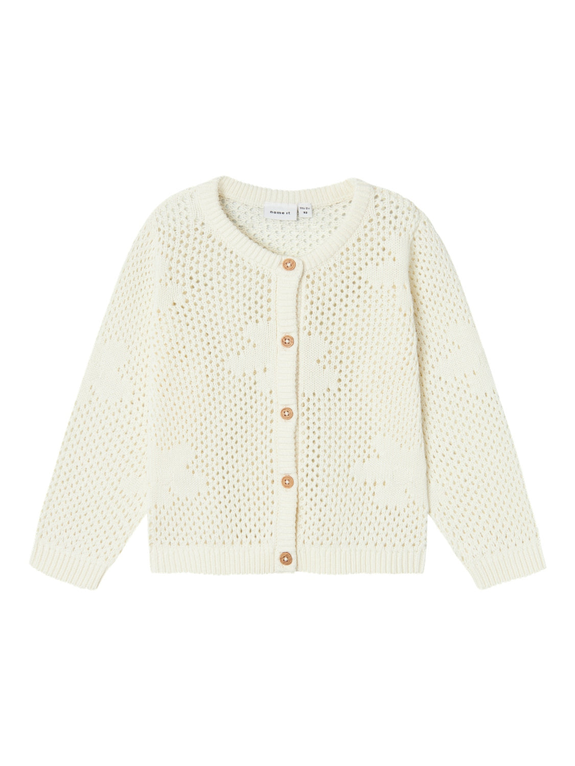 Cardigan in Maglia Hipearl Junior a Girocollo