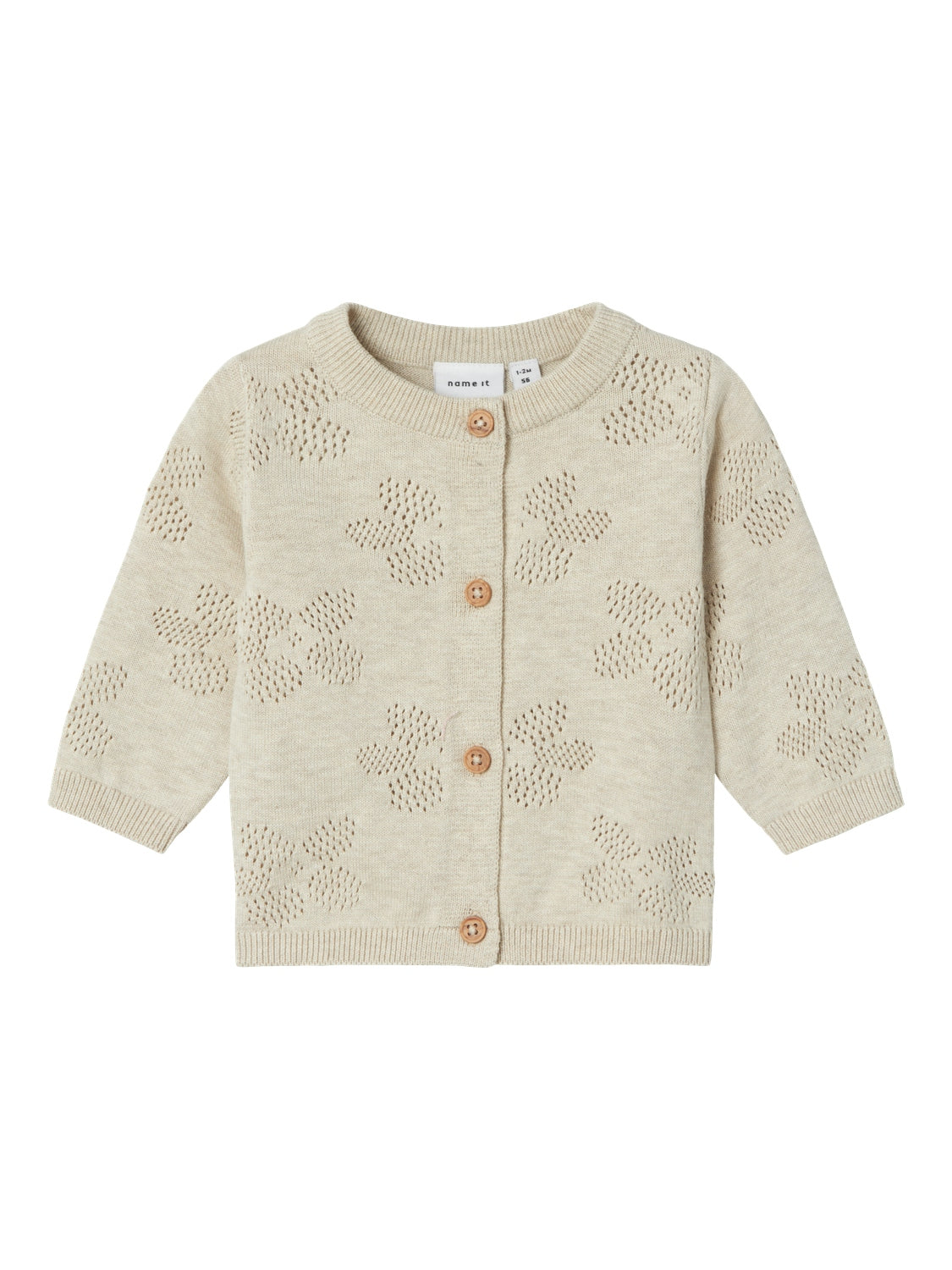 Cardigan in Maglia Hiclaudia Junior Regular Fit a Girocollo