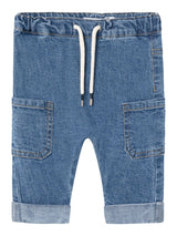 Jeans U-Shape Ben Junior con Vita Regolabile e Tasche Laterali