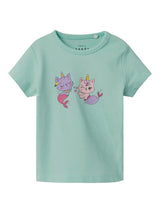 Top Boxy a Maniche Corte Vubie Junior con Stampa