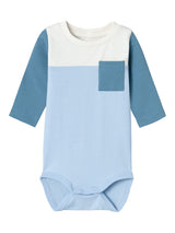 Body a Maniche Lunghe Holin Junior con Tasche sul Petto