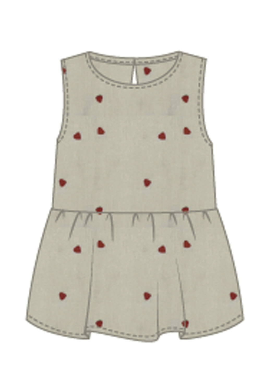 Vestito Senza Maniche Jytyta Junior Regular Fit