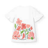 Vestito jersey flame per bimba