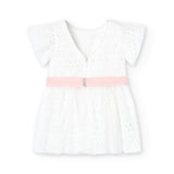 Vestito batista ricamato per neonati