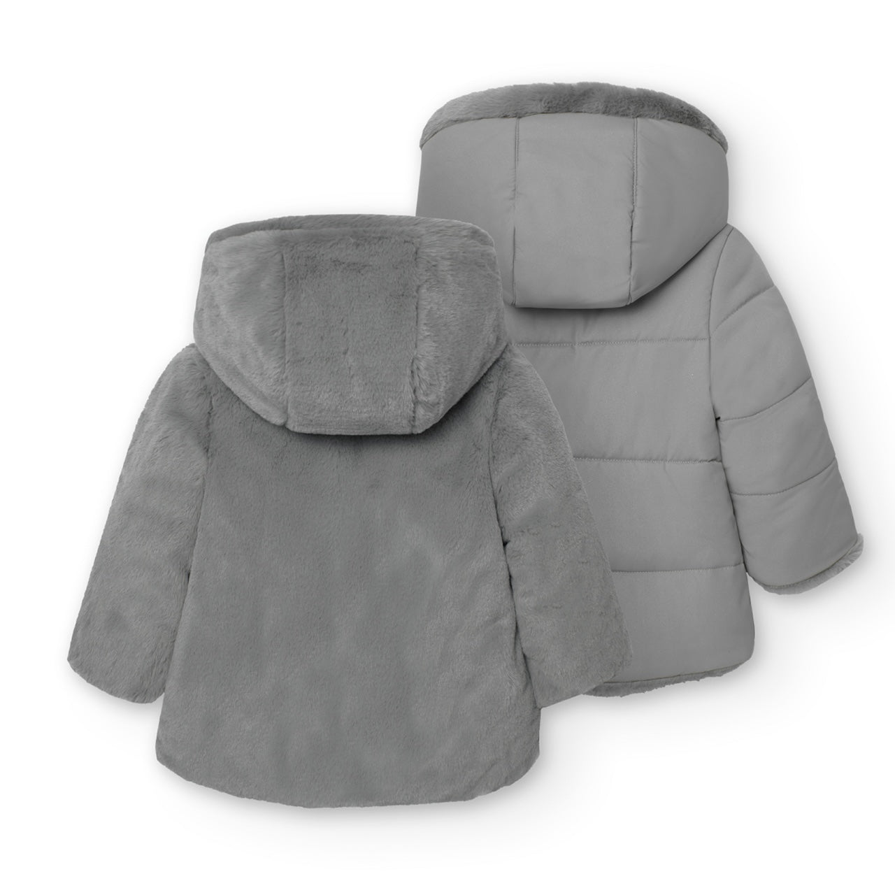 Parka reversibile per bimba