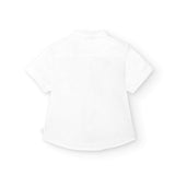 Camicia lino manica corta per neonati