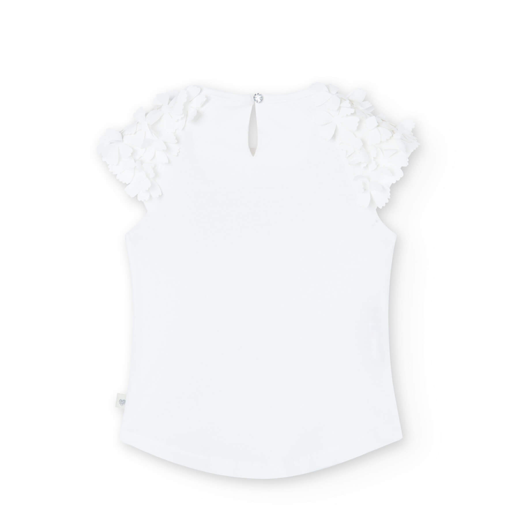 Maglietta jersey elastico per ragazza