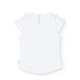 Maglietta jersey elastico per ragazza