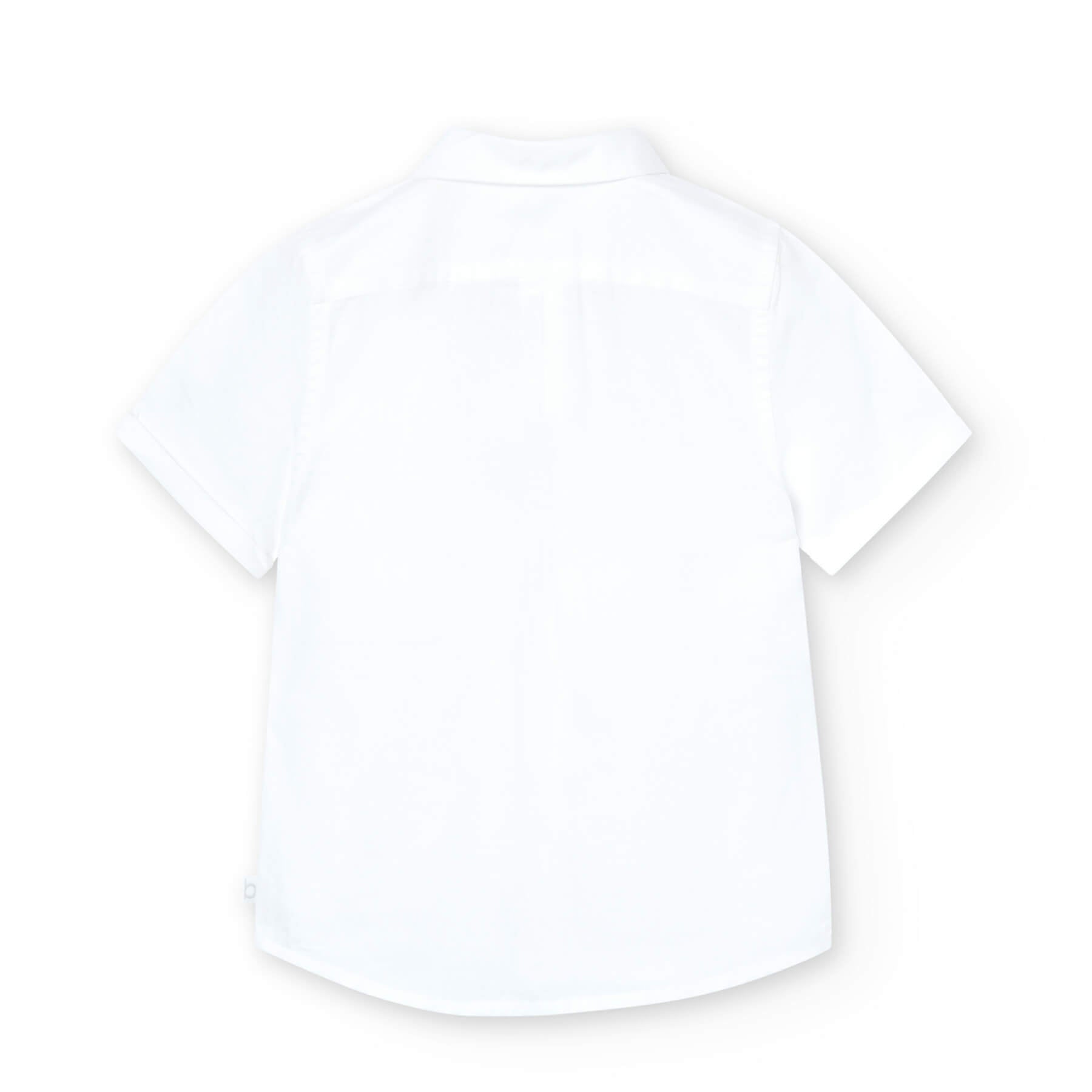 Camicia lino manica corta per ragazzo