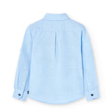 Camicia lino manica lunga per ragazzo