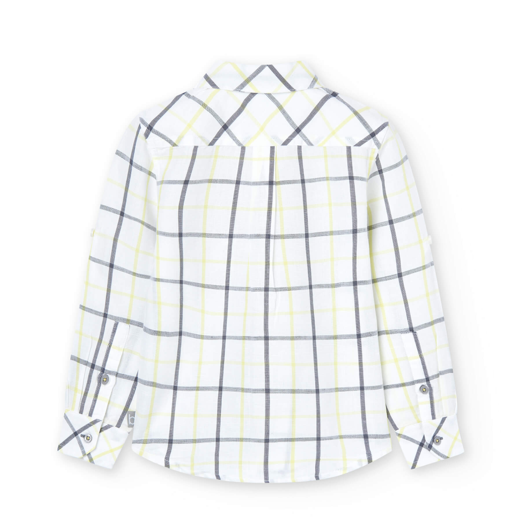 Camicia lino manica lunga per ragazzo