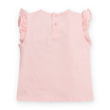 Maglia a maniche corte per neonata