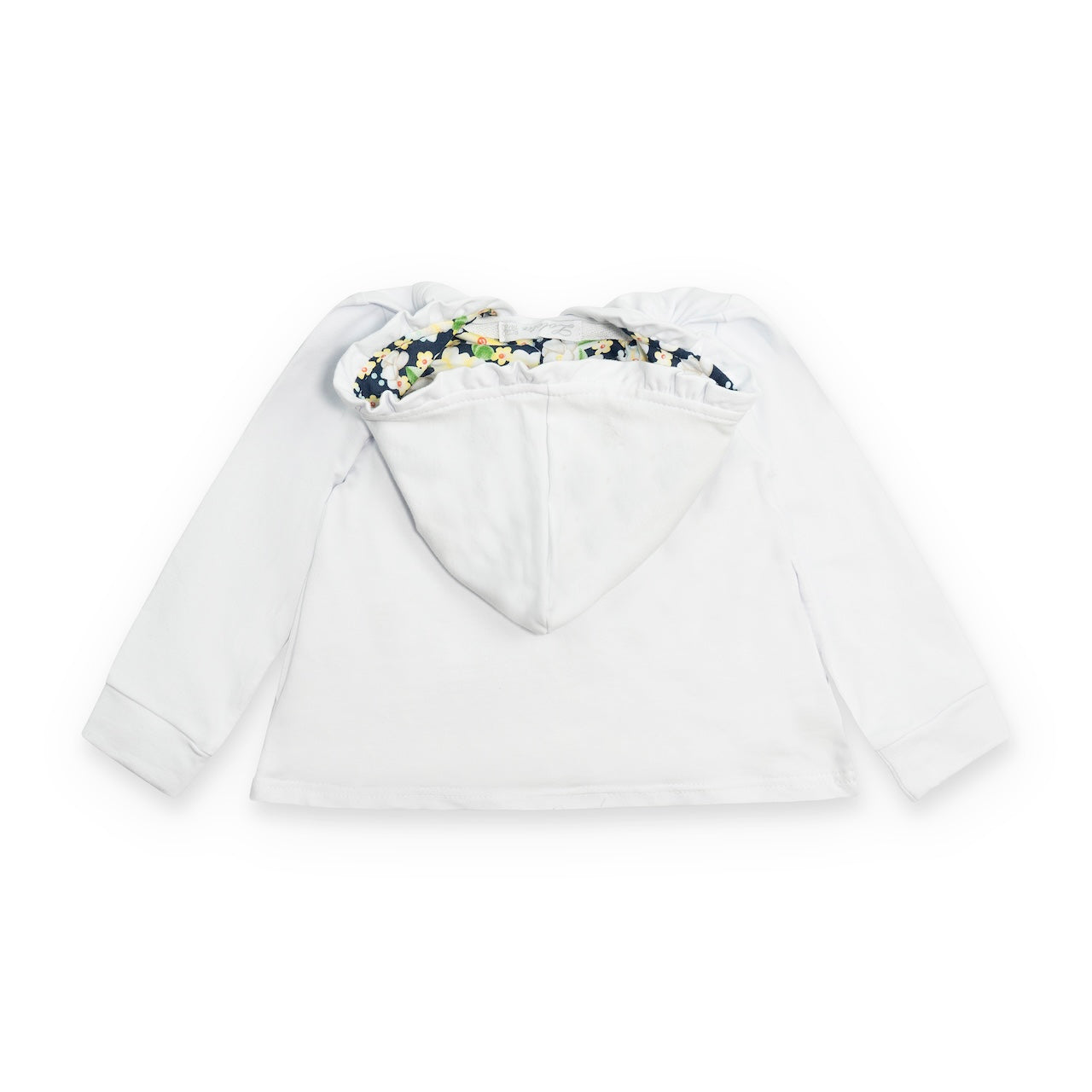 Felpa con zip per bambina