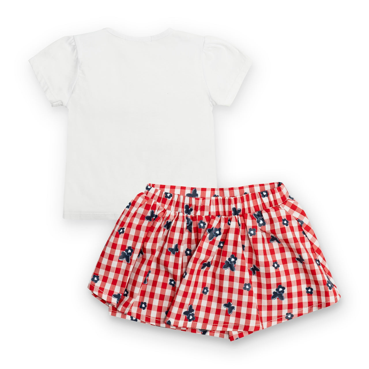 Maglietta e shorts per bambina