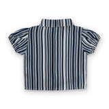 Camicia a righe per bambina